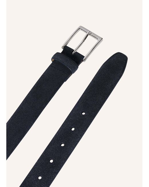 Hackett Gürtel SUEDE FEATHER EDGE in Blue für Herren