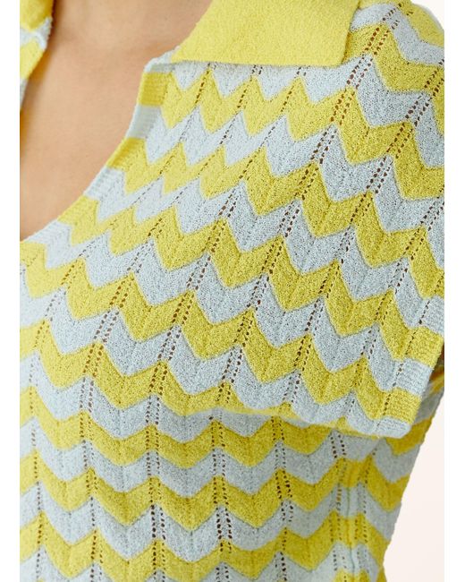 Ouí Yellow Strickshirt