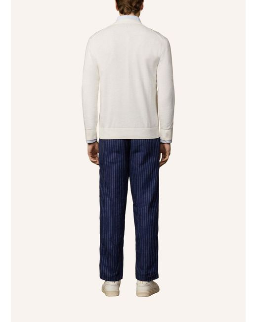 Hackett Pullover ESS COTTON CREW in White für Herren