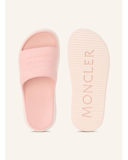 Moncler Pink Pantoletten