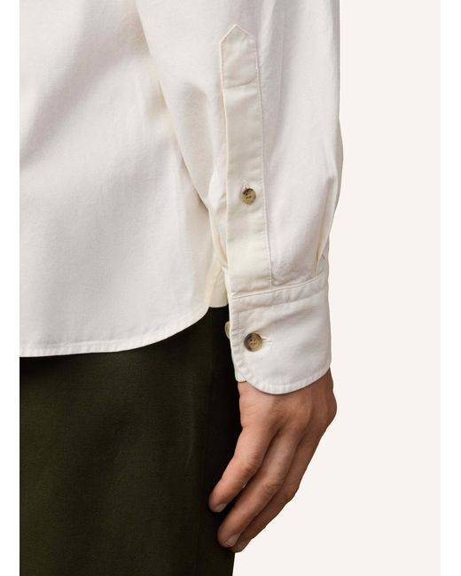 Hackett Freizeithemd HERITAGE TWILL in Natural für Herren