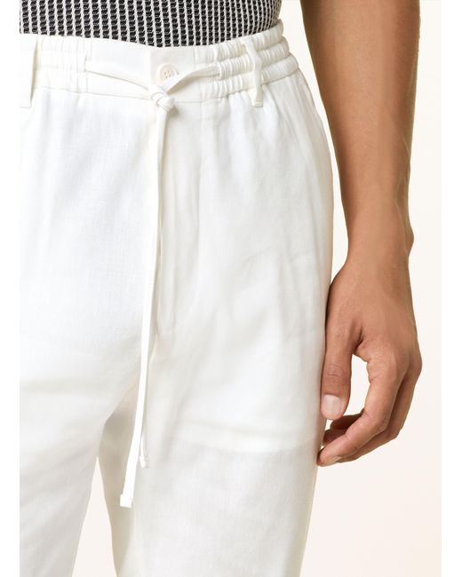 Drykorn Hose DEGER im Jogging-Stil Regular Fit mit Leinen in Natural für Herren