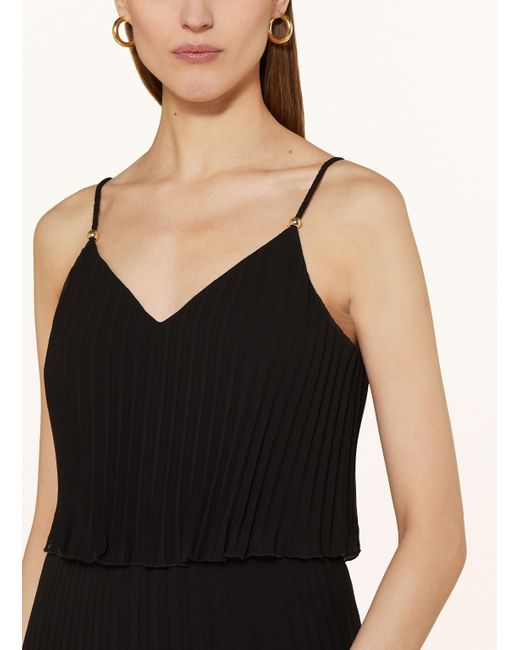 Apart Black Abendkleid mit Plissees