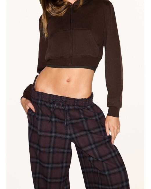 Skims Blue Schlafhose FLANNEL aus Flanell