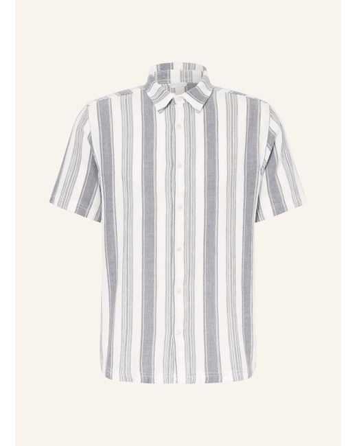 Knowledge Cotton Kurzarm-Hemd in Multicolor für Herren