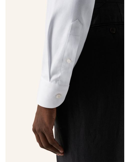 Eton of Sweden Slim fit Twill-Hemd in White für Herren