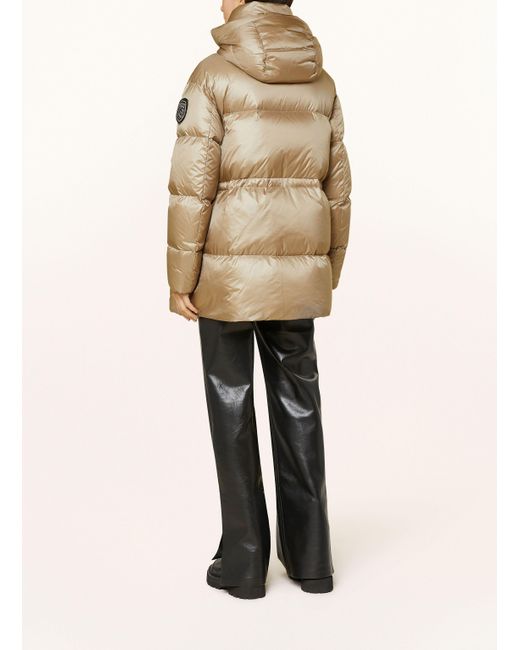 Blauer Natural Daunenjacke LAUREL