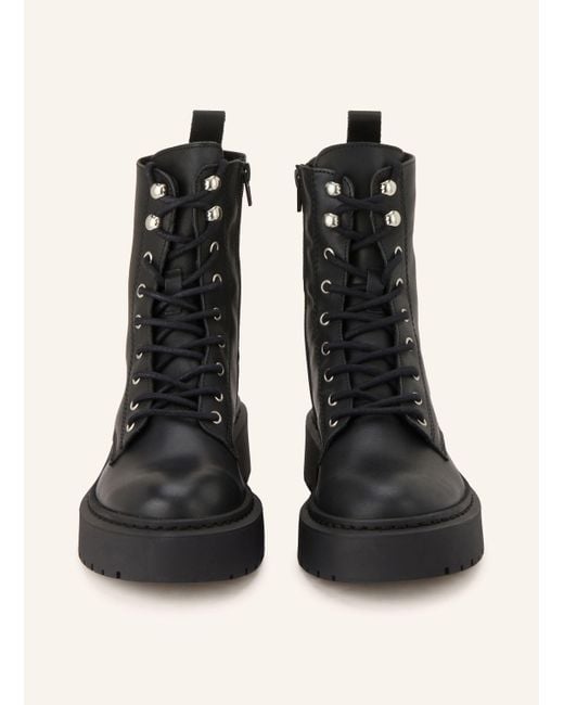 Steve Madden Black Schnürboots GUSTO
