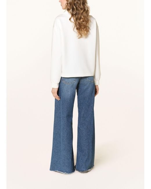 Monari Natural Sweatshirt mit Schmucksteinen