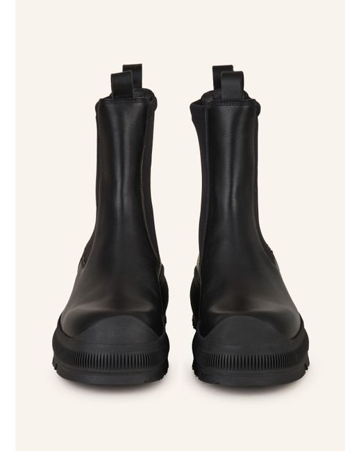 Jil Sander Black Chelsea-Boots