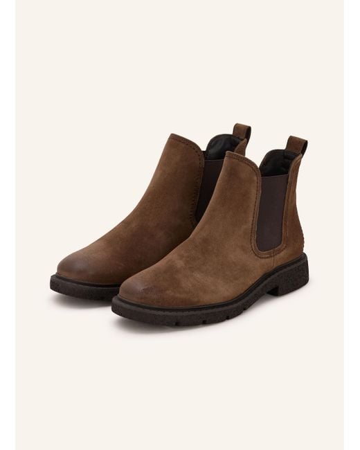 Paul Green Brown Chelsea-Boots