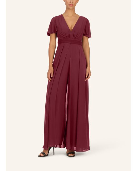 Apart Red Chiffonoverall