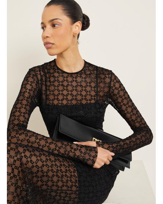 Givenchy Black Mesh-Kleid