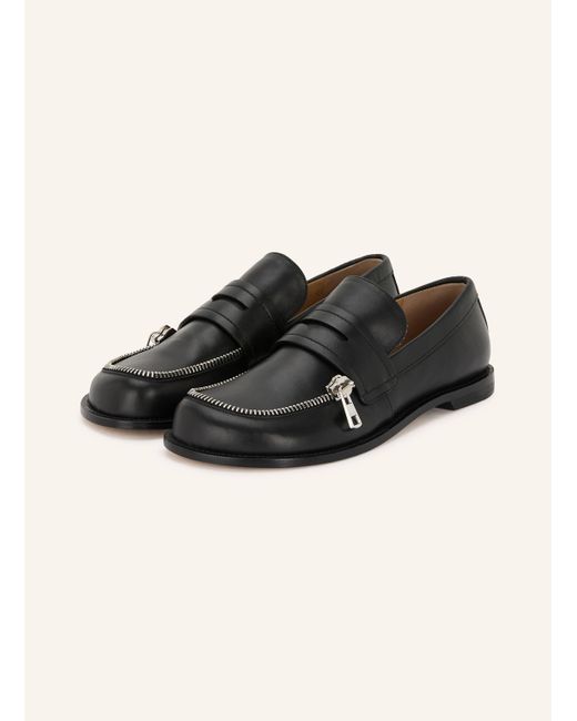 J.W. Anderson Black Penny-Loafer