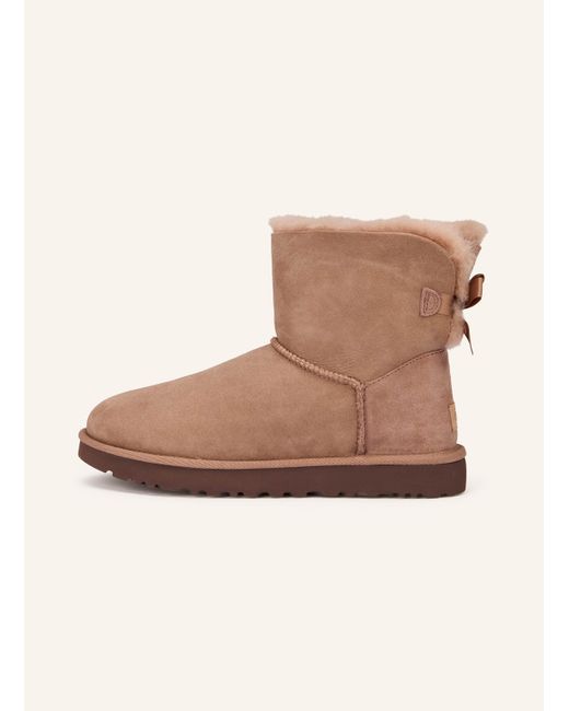 Ugg Natural Boots MINI BAILEY BOW II