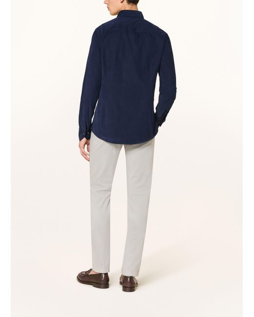 Stenstroms Cordhemd Slim Fit in Blue für Herren