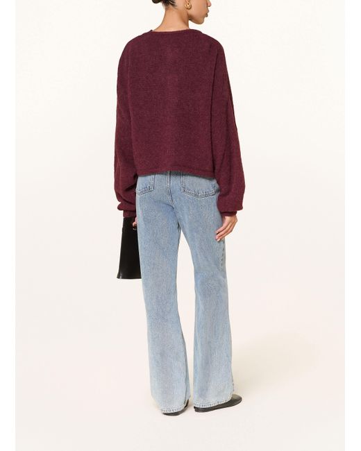 by Aylin Koenig Purple Strickjacke MARLIE aus Alpaka
