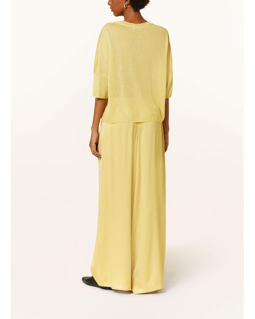 Drykorn Yellow Marlenehose CEILING aus Satin
