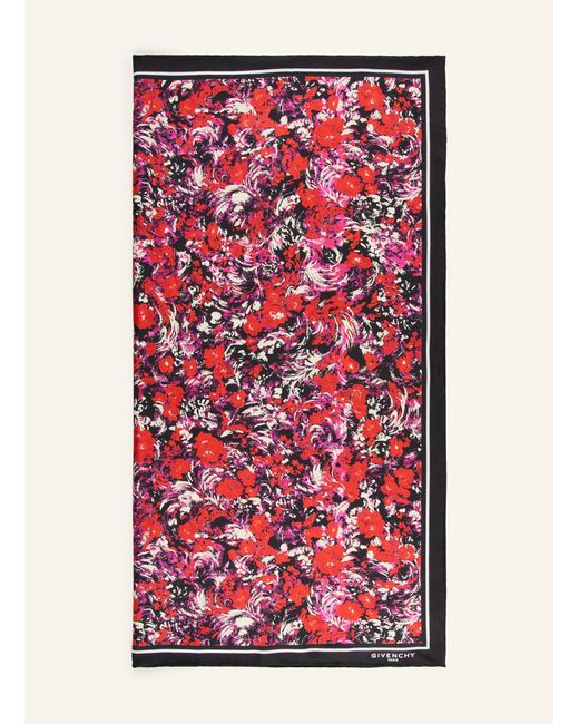 Givenchy Red Seidentuch