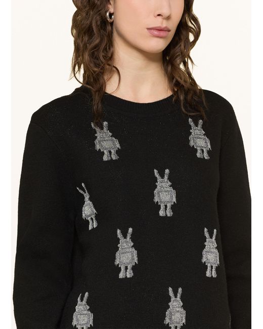 MCM Black Pullover mit Glitzergarn
