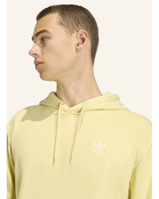 Adidas Originals ESSENTIAL LOOSE FLEECE HOODIE in Yellow für Herren