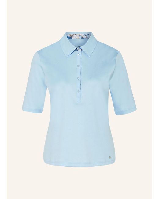 efixelle Blue Jersey-Poloshirt