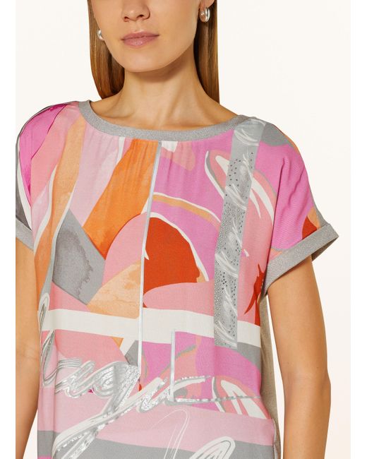 Betty Barclay Pink T-Shirt im Materialmix