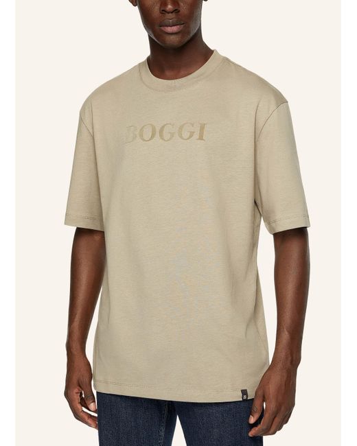 Boggi T-Shirt in Natural für Herren