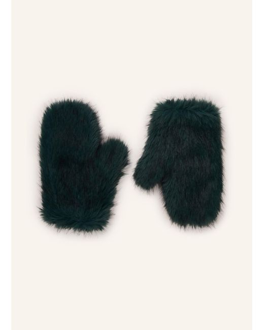 Marc Cain Blue Handschuhe aus Kunstpelz