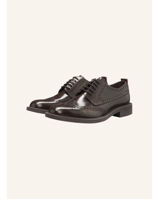 HUGO Business-Schnürschuh LYSANDER_DERB_BOBR in Multicolor für Herren