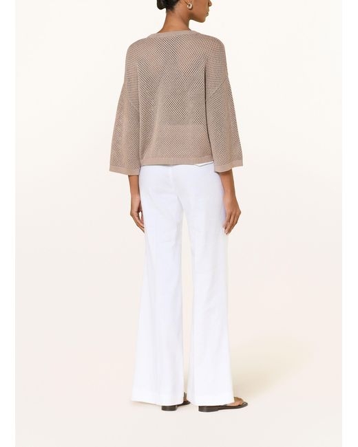 Windsor. Natural Pullover mit 3/4-Arm