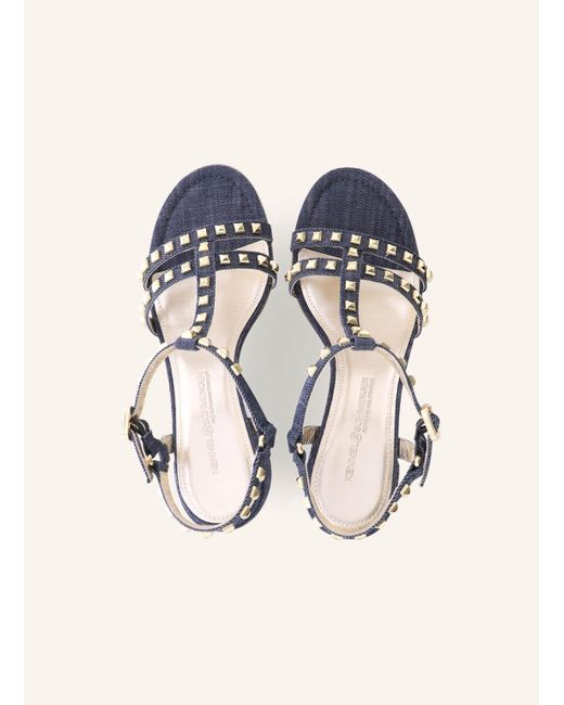 Kennel & Schmenger Blue Sandalette VIOLA