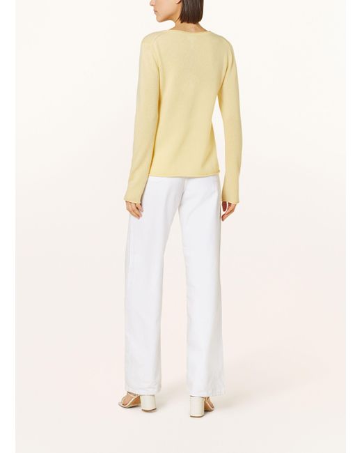 FTC Cashmere Yellow Cashmere-Pullover