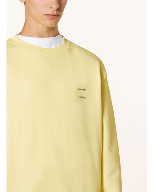 Samsøe & Samsøe Sweatshirt JOEL in Yellow für Herren