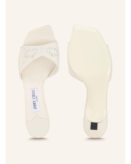 Jimmy Choo Natural Mules