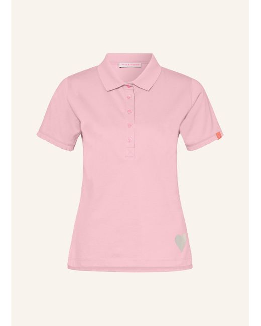Frieda & Freddies Pink Piqué-Poloshirt