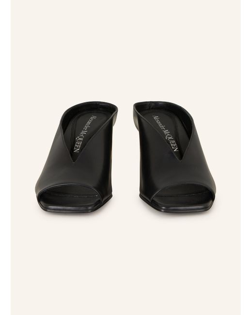Alexander McQueen Black Mules