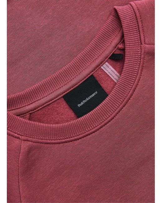 Peak Performance Red Sweatshirtpullover