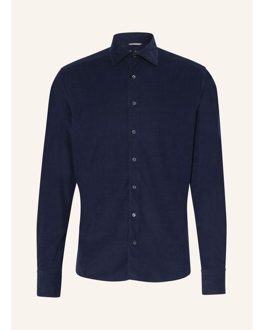 Stenstroms Cordhemd Slim Fit in Blue für Herren