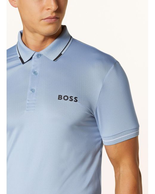 Boss Funktions-Poloshirt PAUL PRO Slim Fit in Blue für Herren