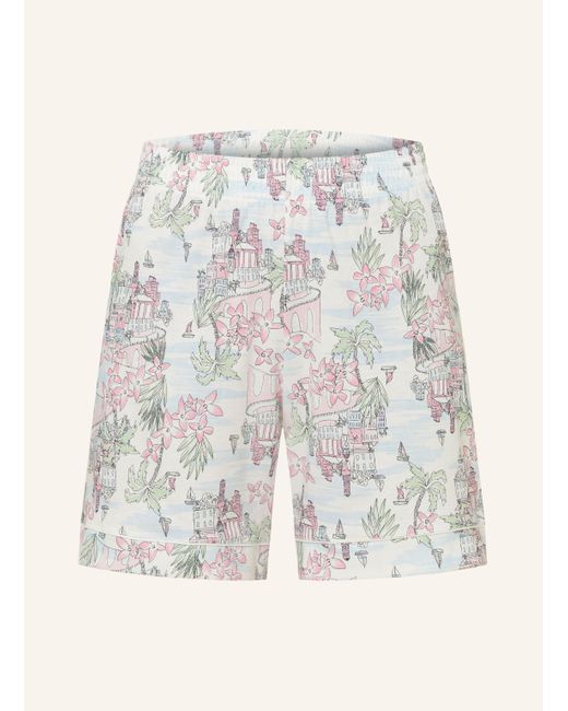 Calida White Schlafshorts AMALFI JOURNEY