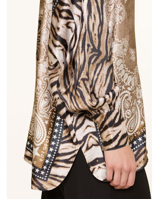 Grace Natural Satinbluse