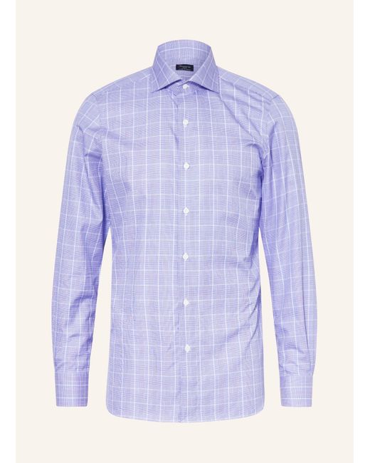 Finamore 1925 Hemd NAPOLI Regular Fit in Purple für Herren