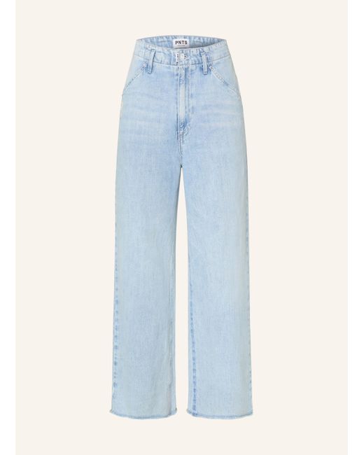 PNTS Blue Jeans-Culotte THE MINI R mit Leinen