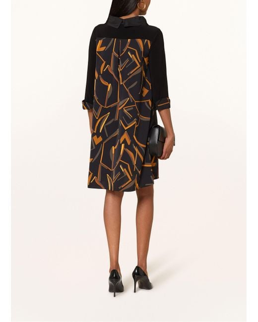 Joseph Ribkoff Black Kleid im Materialmix mit 3/4-Arm