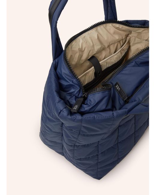 VEE COLLECTIVE Blue Shopper PORTER TOTE MEDIUM