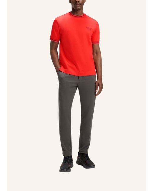 Boss T-Shirt C-TAUT 197_PS Regular Fit in Red für Herren