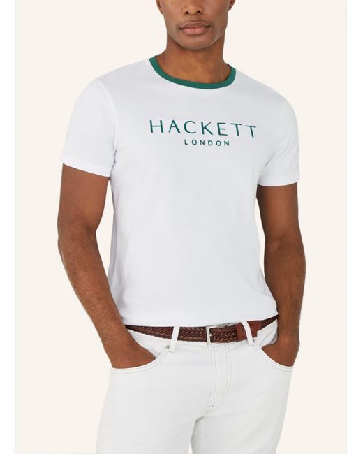 Hackett T-Shirt HERITAGE CLASSIC TEE in Natural für Herren