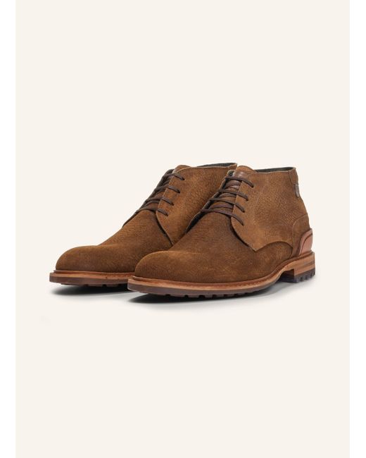 Floris Van Bommel Schnürboots CREPI 11 in Brown für Herren