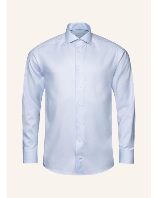 Eton of Sweden Slim fit Twill-Hemd in Blue für Herren